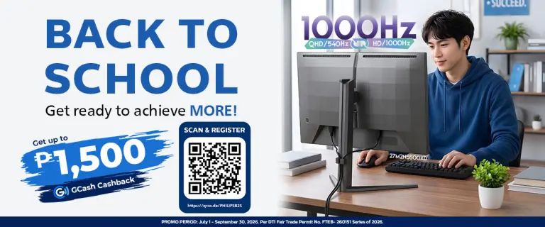 Philips Back to school 2026 promo 1