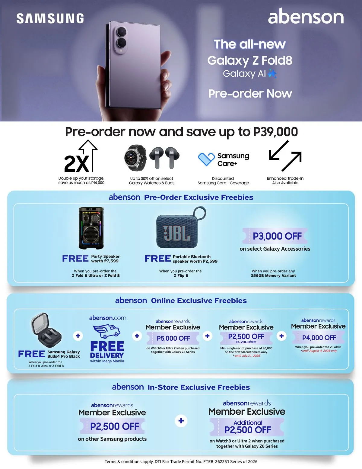 Samsung Galaxy Z Series Pre Order Abenson (1)