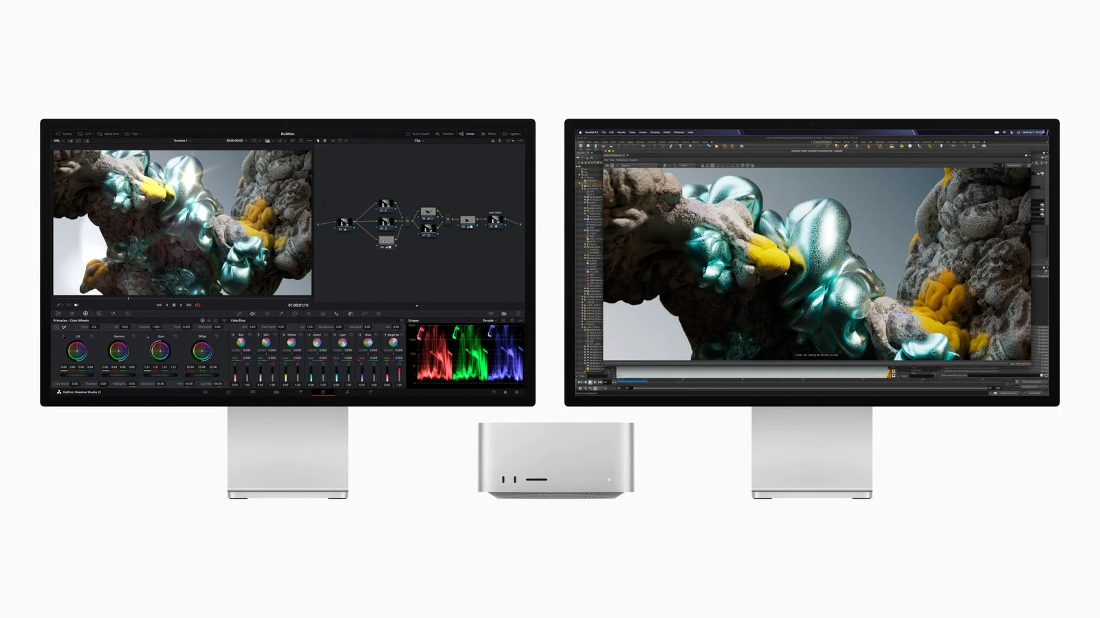 Apple Mac Studio DaVinci Resolve Studio Houdini and Maxon Redshift 260825