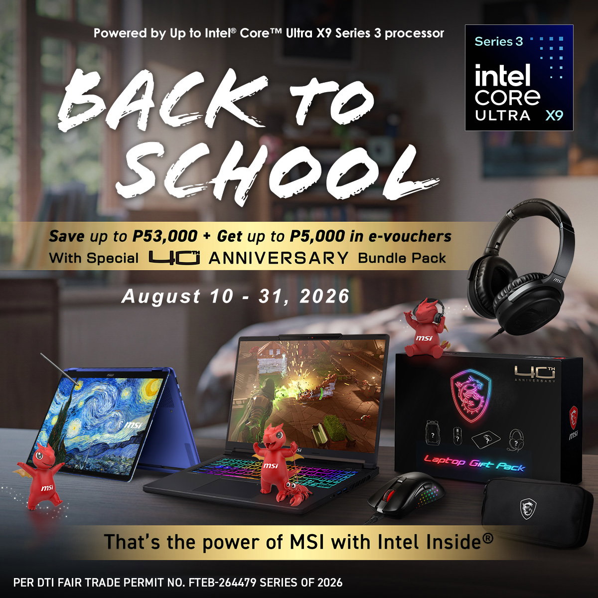 MSI Back to School 2026 Promo PH