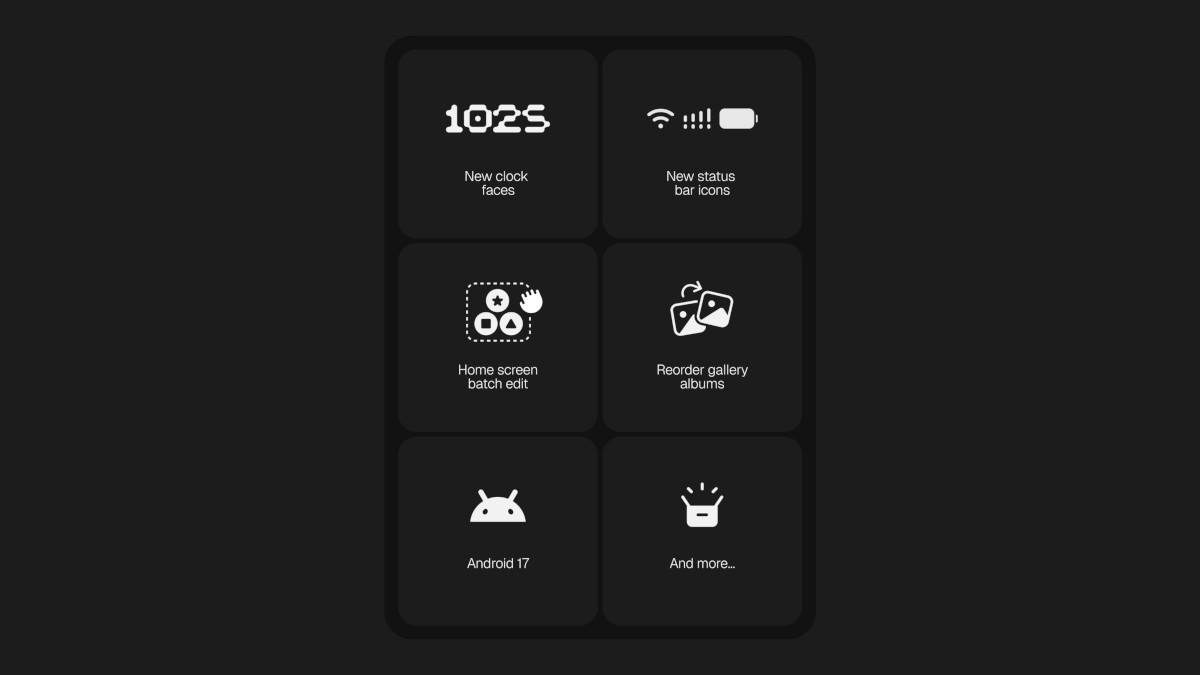 Nothing OS 5.0 announcement highlights