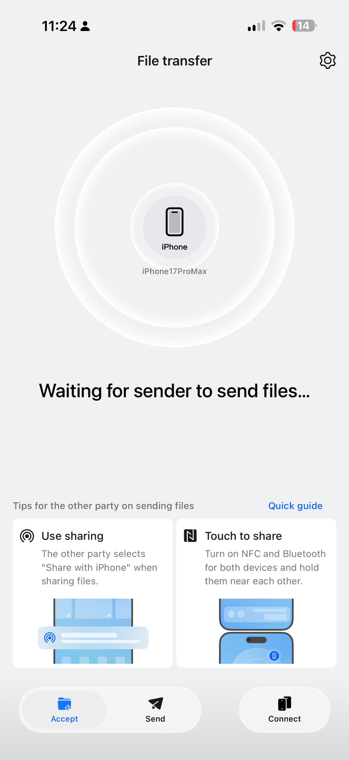 Reno16 to iPhone 1