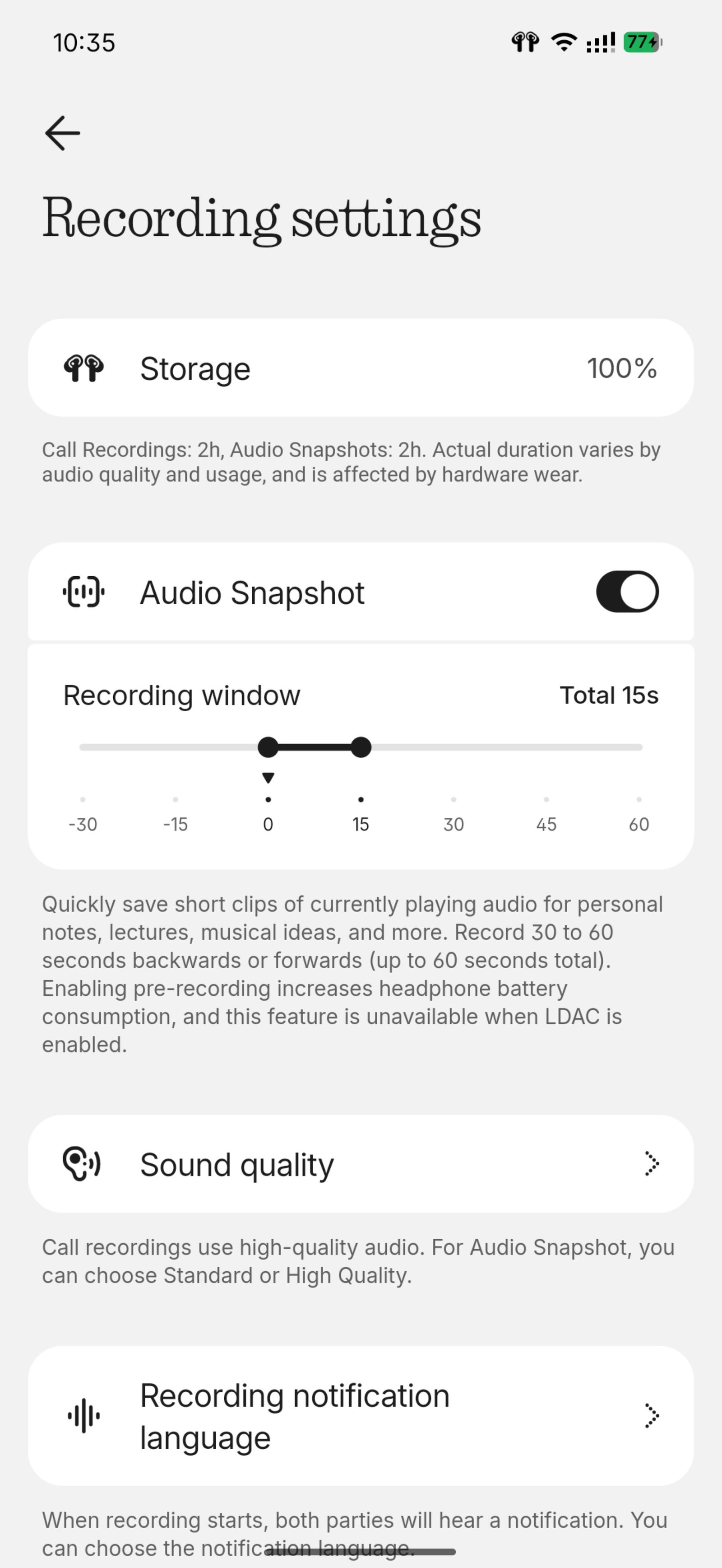nothing ear 3a x app interface 15