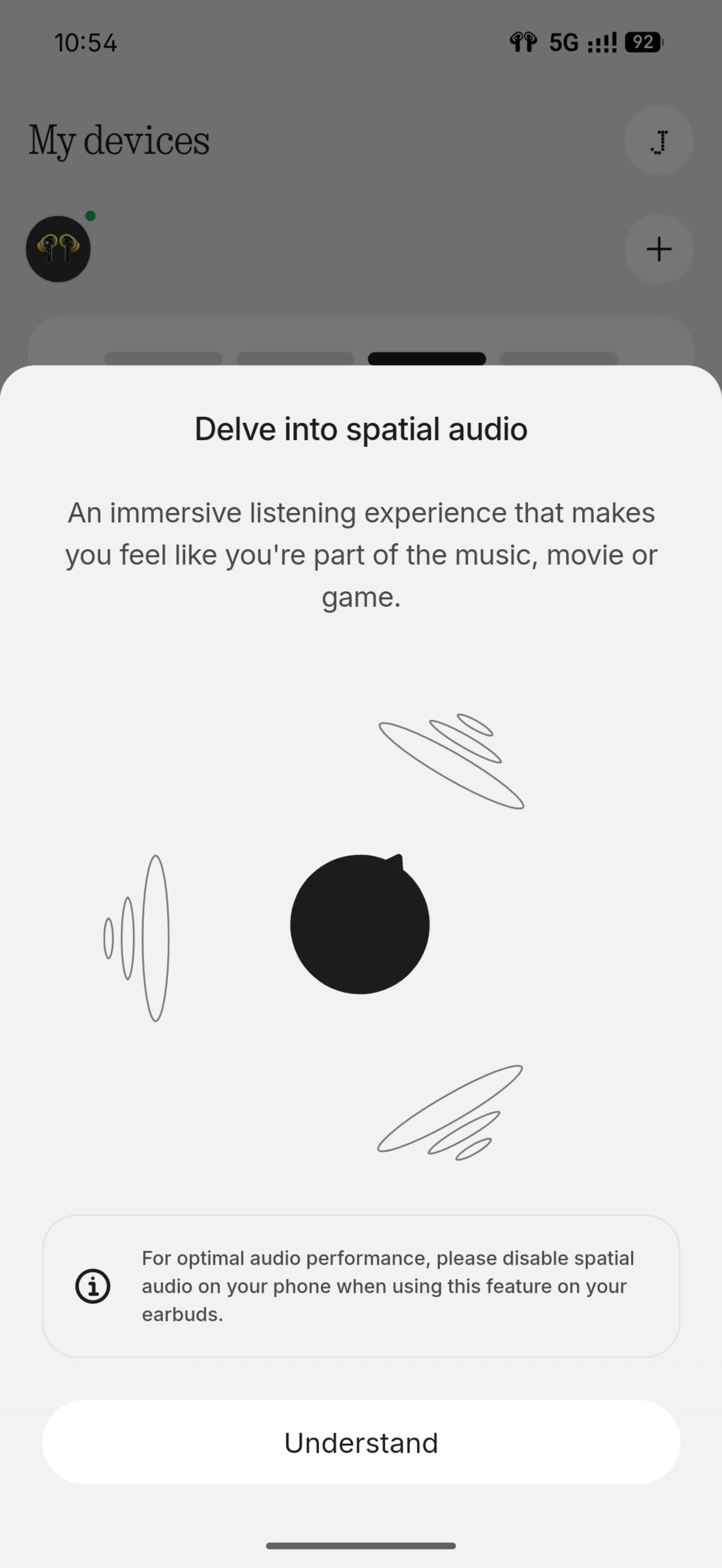 nothing ear 3a x app interface 2