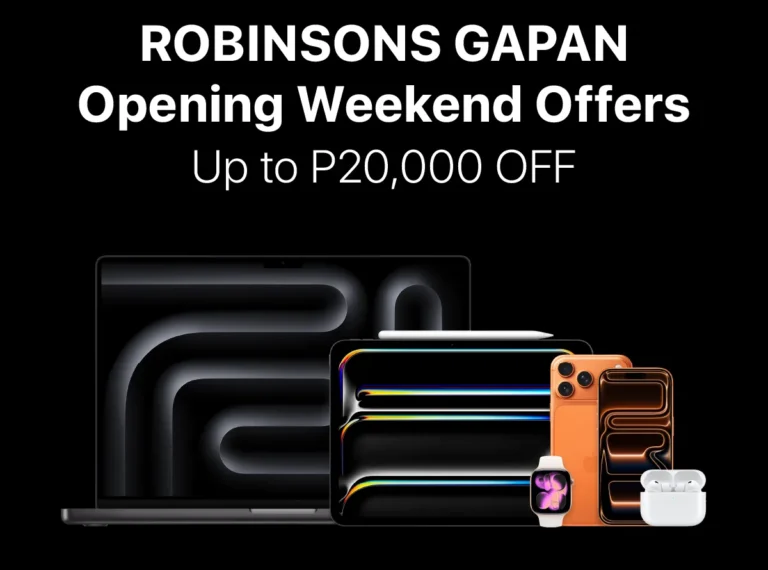 Beyond the Box Robinsons Gapan Opening Weekend deals on Apple products