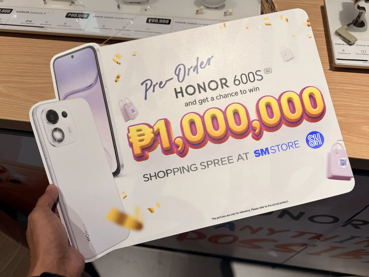 HONOR 600S 1M Shopping Spree