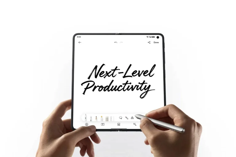 OPPO AI Pen with the OPPO Find N6, press kit key visual