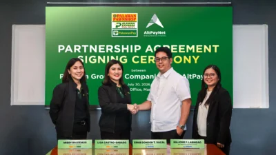 Palawan Group and AltPayNet executives after formalizing the Palawan AltPayNet partnership for international remittance services