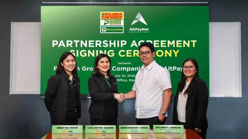 Palawan Group and AltPayNet executives after formalizing the Palawan AltPayNet partnership for international remittance services