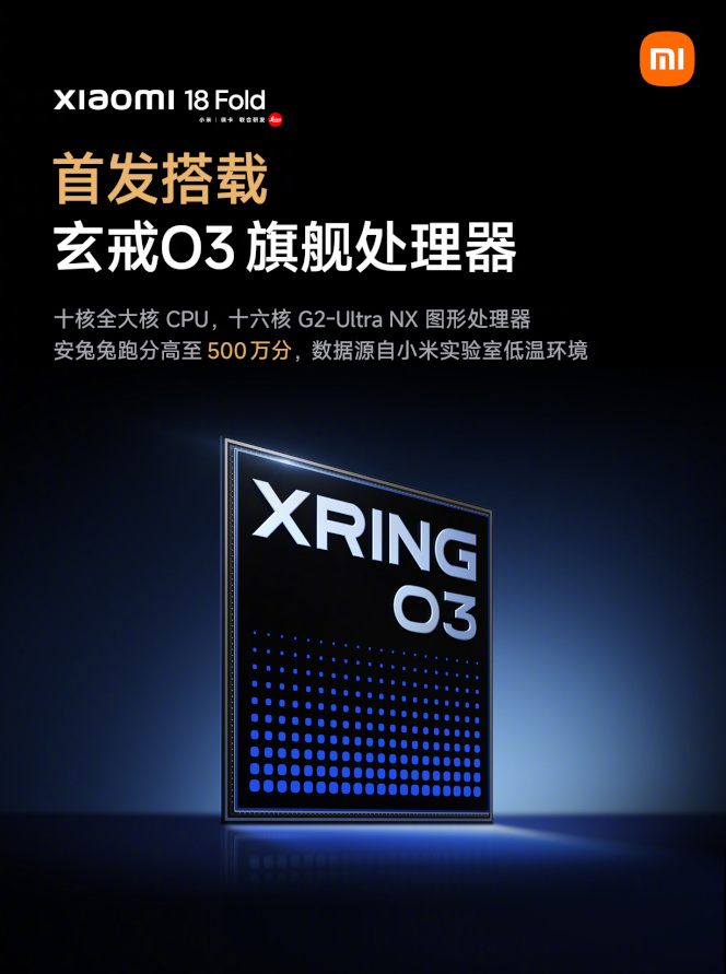 Xiaomi 18 Fold China launch date XRING O3