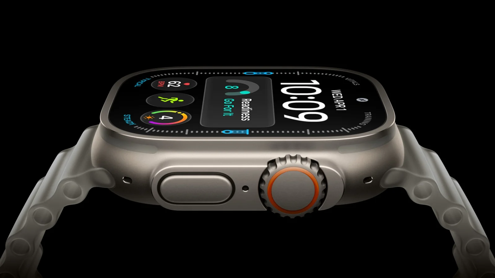 Apple Watch Ultra 4 in natural titanium