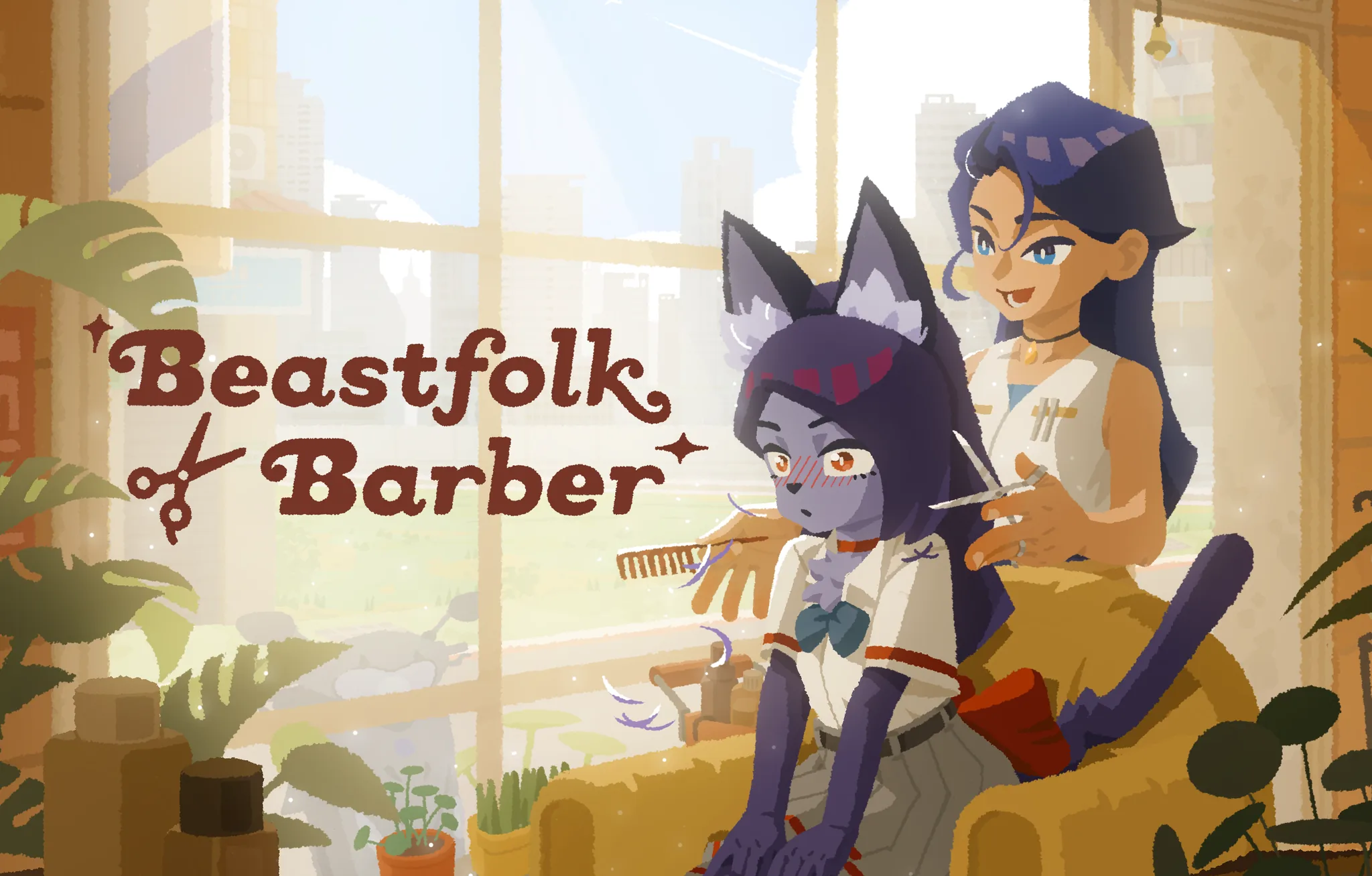 Key visual for Beastfolk Barber from Safe Flight Games, part of the TCA lineup at TGS 2026