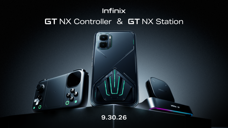 Infinix GT NX Controller and GT NX Station key visual from Infinix