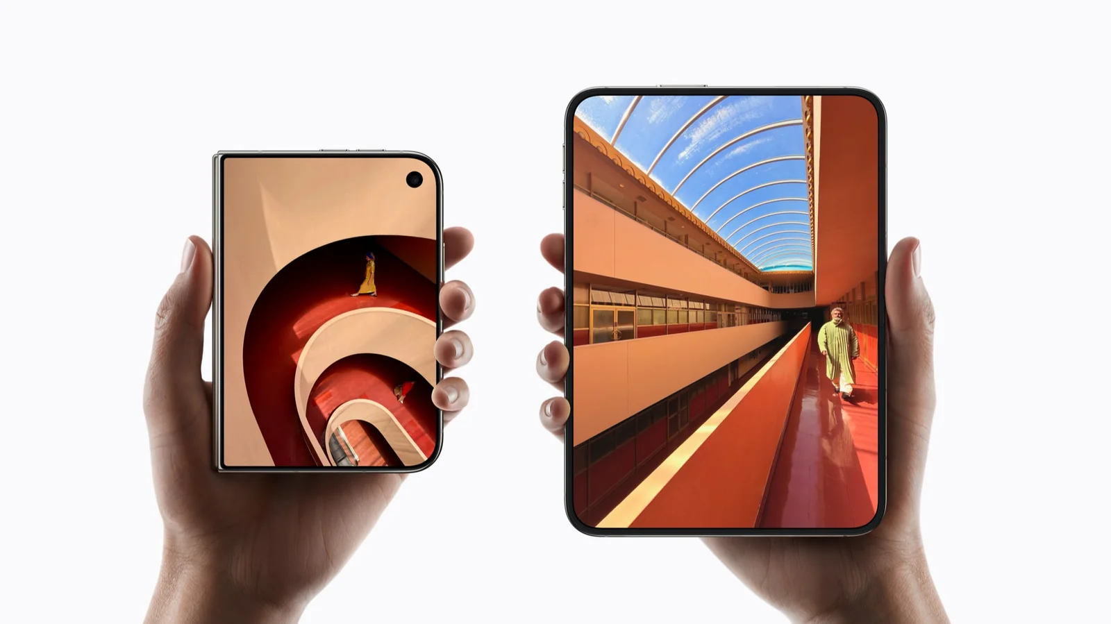 iPhone Duo inner and outer display sizes