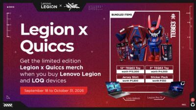 legion x quiccs promo keyart