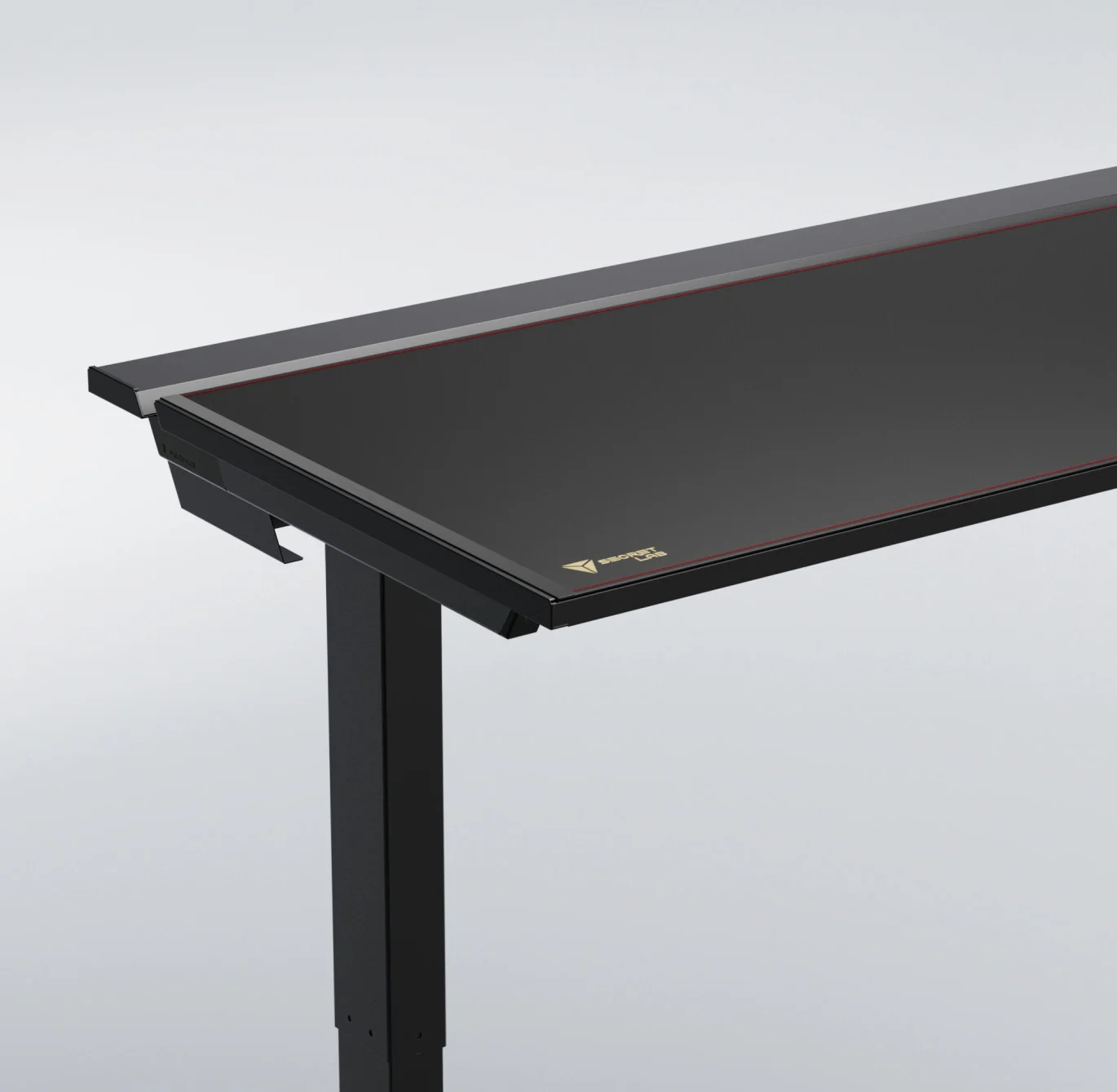 Secretlab MAGNUS Pro black desk close up