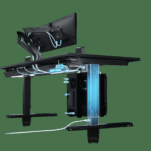 MAGNUS Pro integrated power supply column cable management