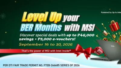 MSI BER Months promo key visual with up to PhP46,000 savings and PhP5,000 e-vouchers