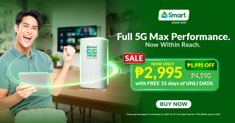 smart 5g max home wifi promo