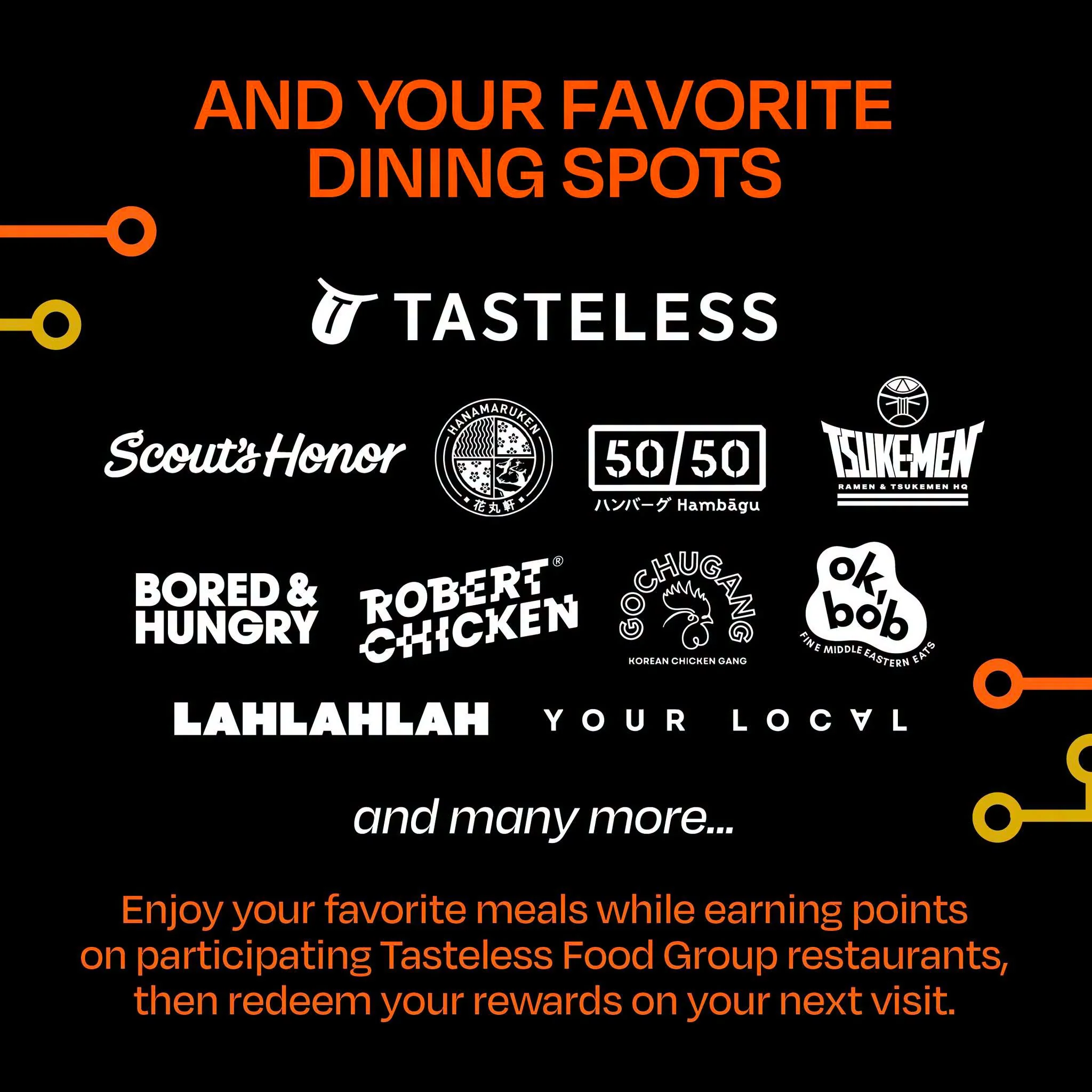 TechBites partner dining spots under Tasteless Food Group
