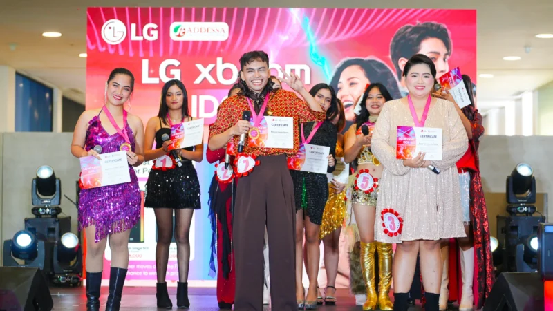 LG xboom Idol 2026 event at Harbor Point Ayala Malls Subic Bay