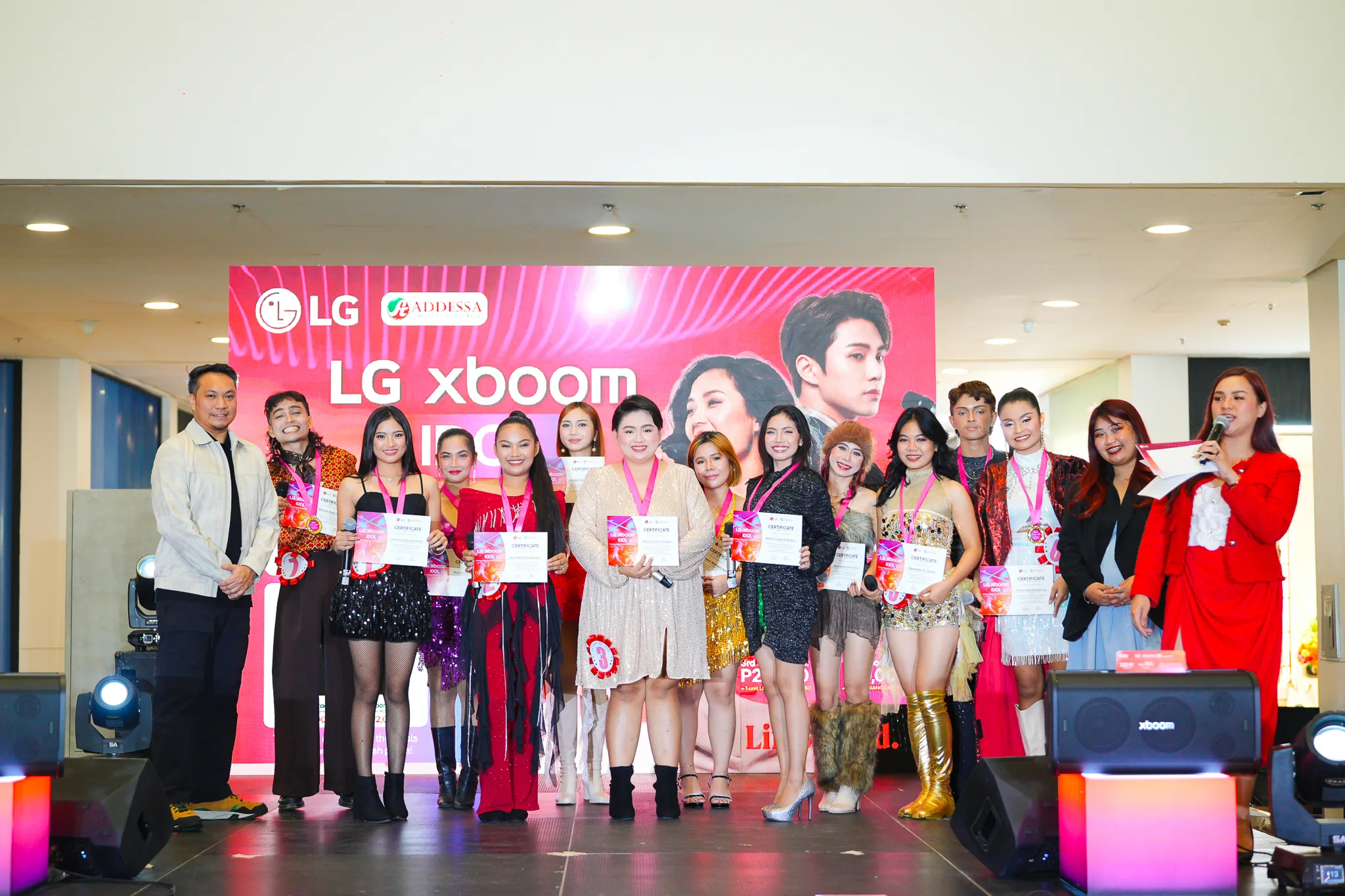 Scene from the LG xboom Idol 2026 North Luzon leg in Subic Bay