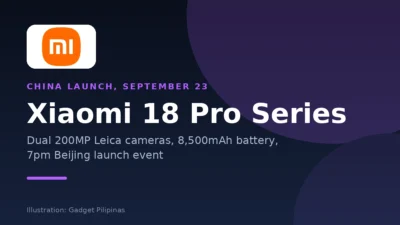 Xiaomi 18 Pro and 18 Pro Max China launch illustration