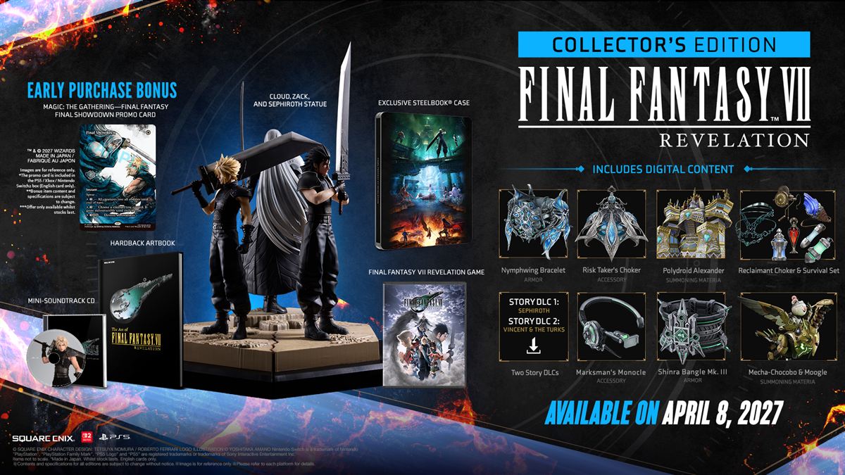 【EN】FINAL FANTASY VII REVELATION Collectors Physical Edition
