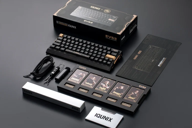 IQUNIX EV63 EDG Edition gaming keyboard
