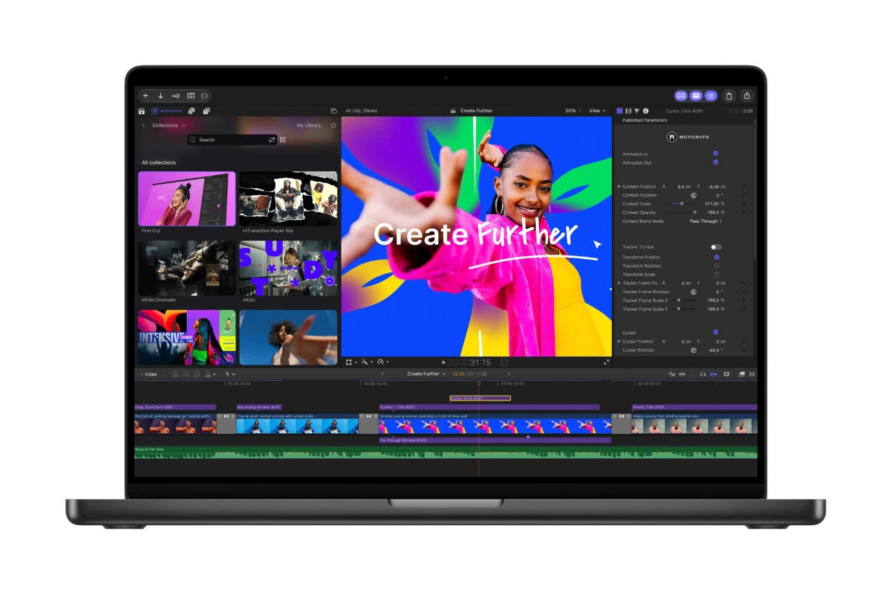 Apple Creator Studio Updated with MotionVFX and AI Assistants