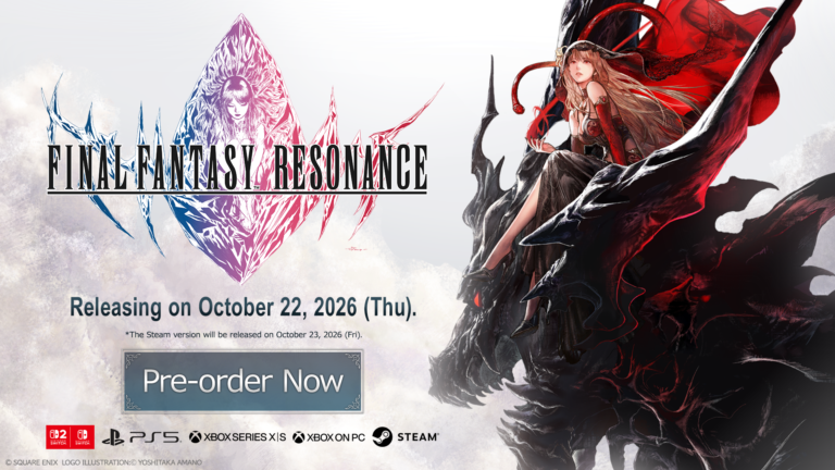 Final Fantasy Resonance launch key art for the first HD-2D entry in the FINAL FANTASY series
