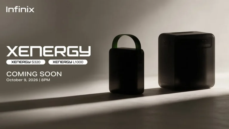 Infinix XEnergy teaser key visual for the L1000 and S320 power solutions
