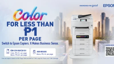 Epson business printers that illustrate office printing costs