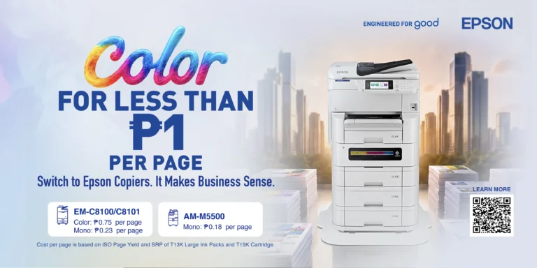 Epson business printers that illustrate office printing costs