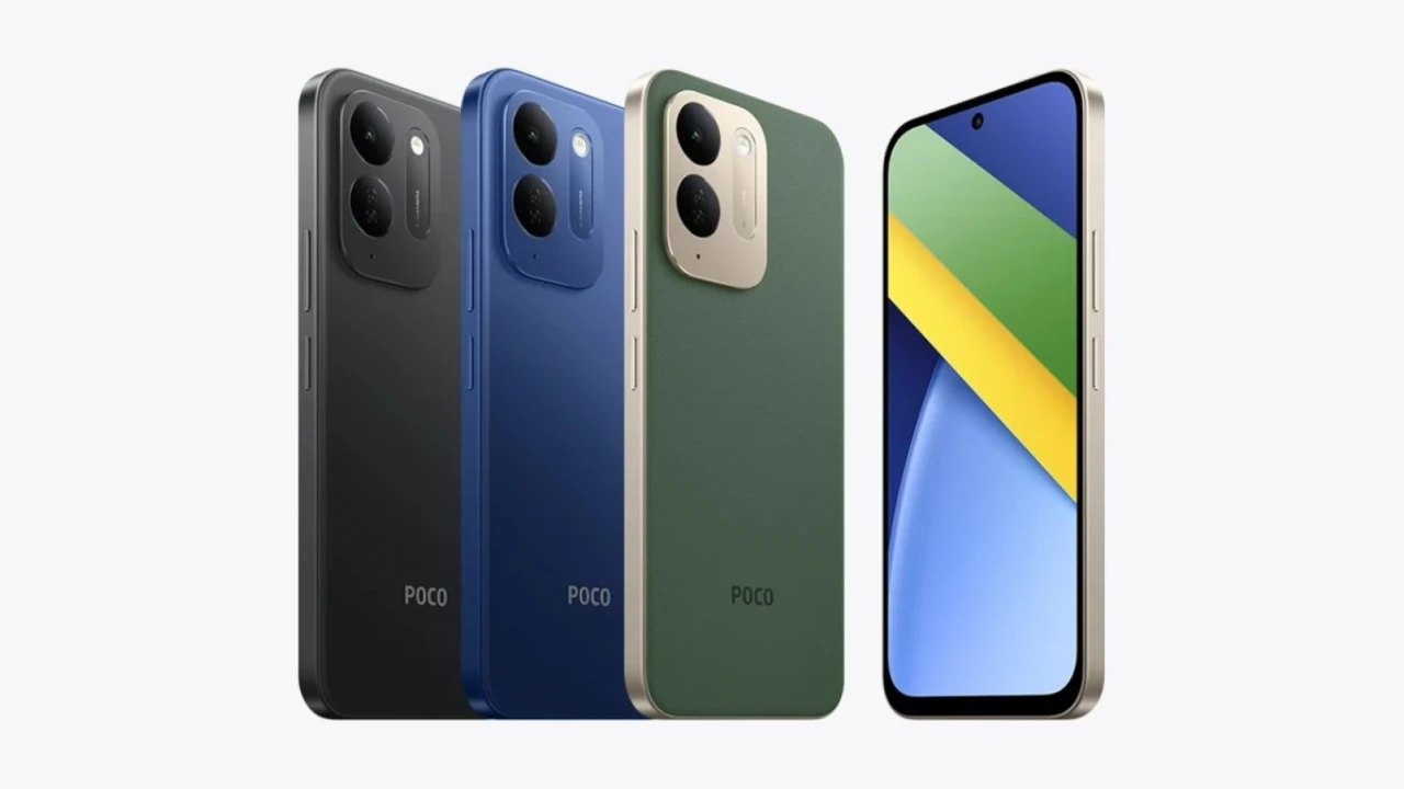 POCO C95 launch colors