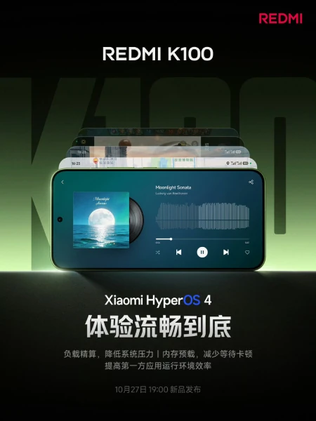 Redmi K100 display HyperOS