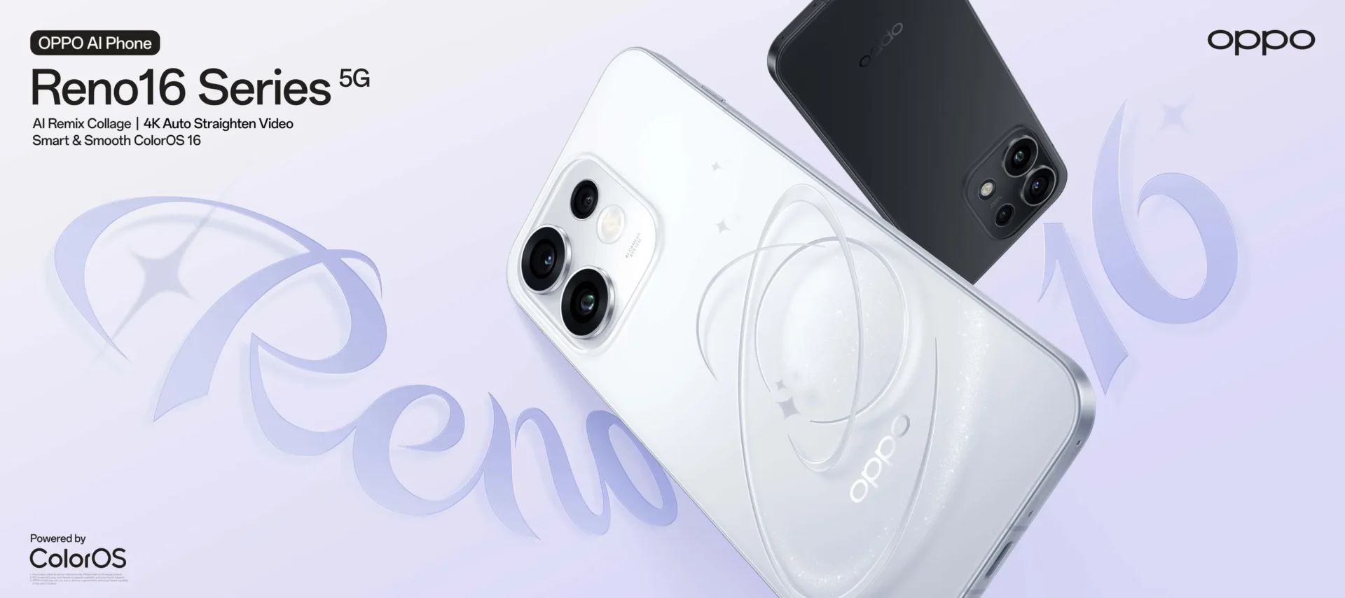 OPPO Reno16 Series 5G key visual