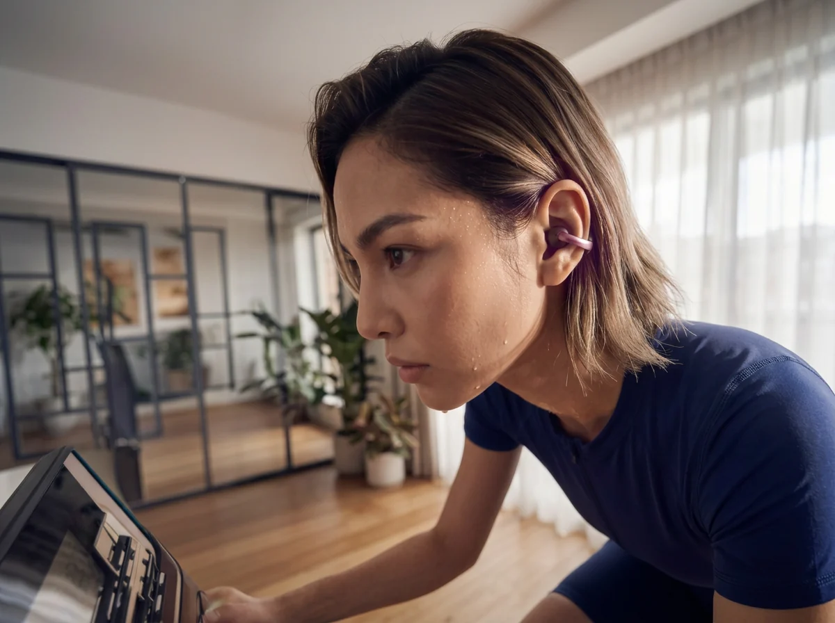 Anker soundcore AeroClip 2 price Philippines: IP57 earbuds worn during a workout