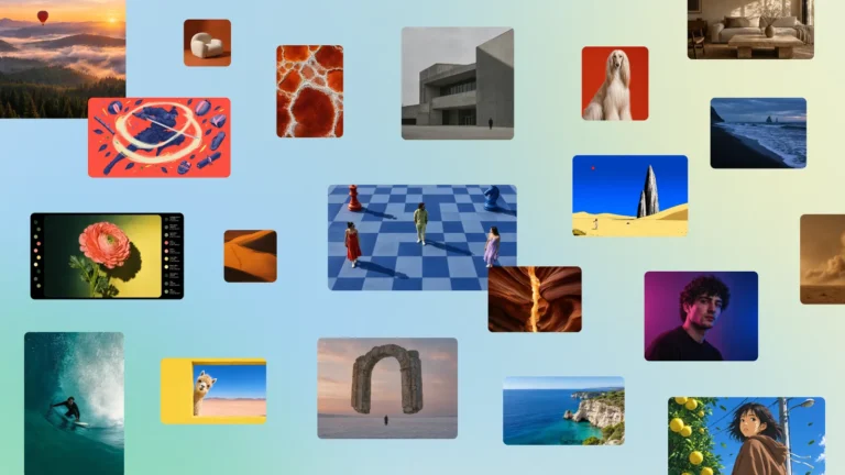 Canva Craft generated image collage