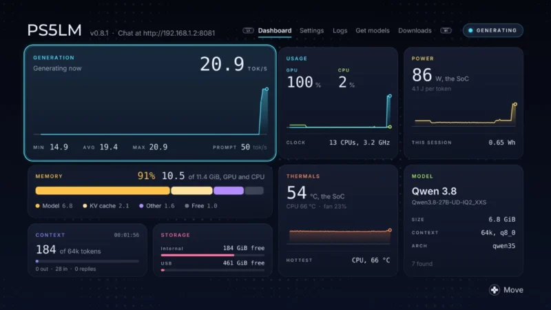 jailbroken ps5 qwen ai model llama.cpp 4
