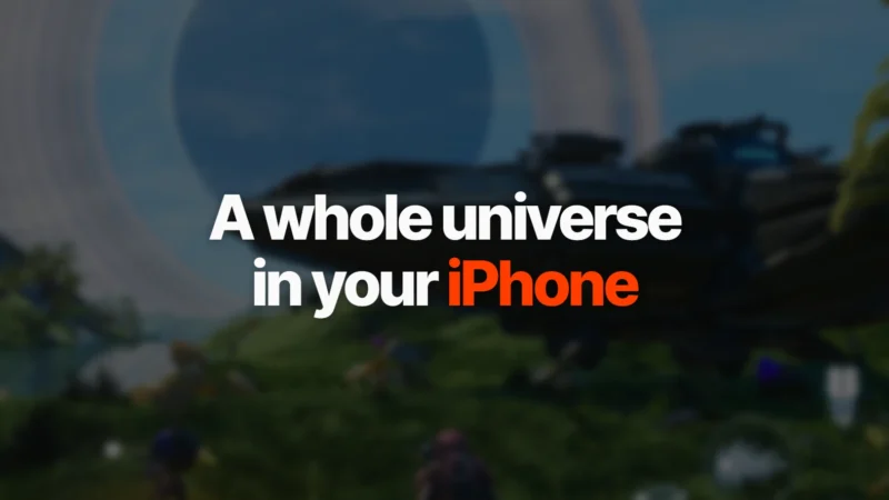 A whole universe in your iPhone