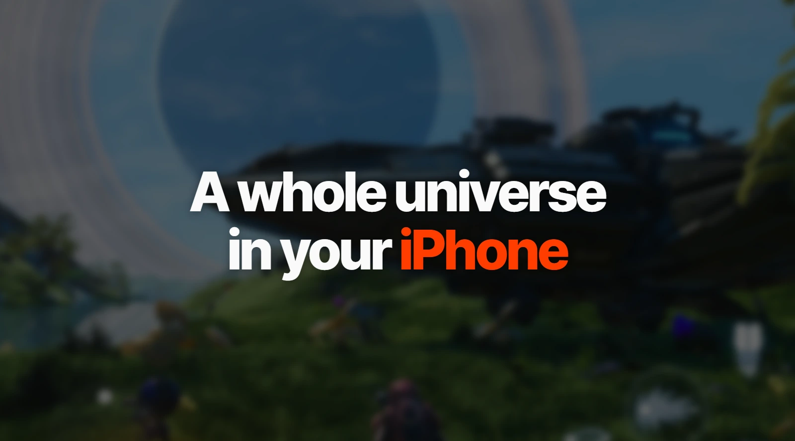 A whole universe in your iPhone