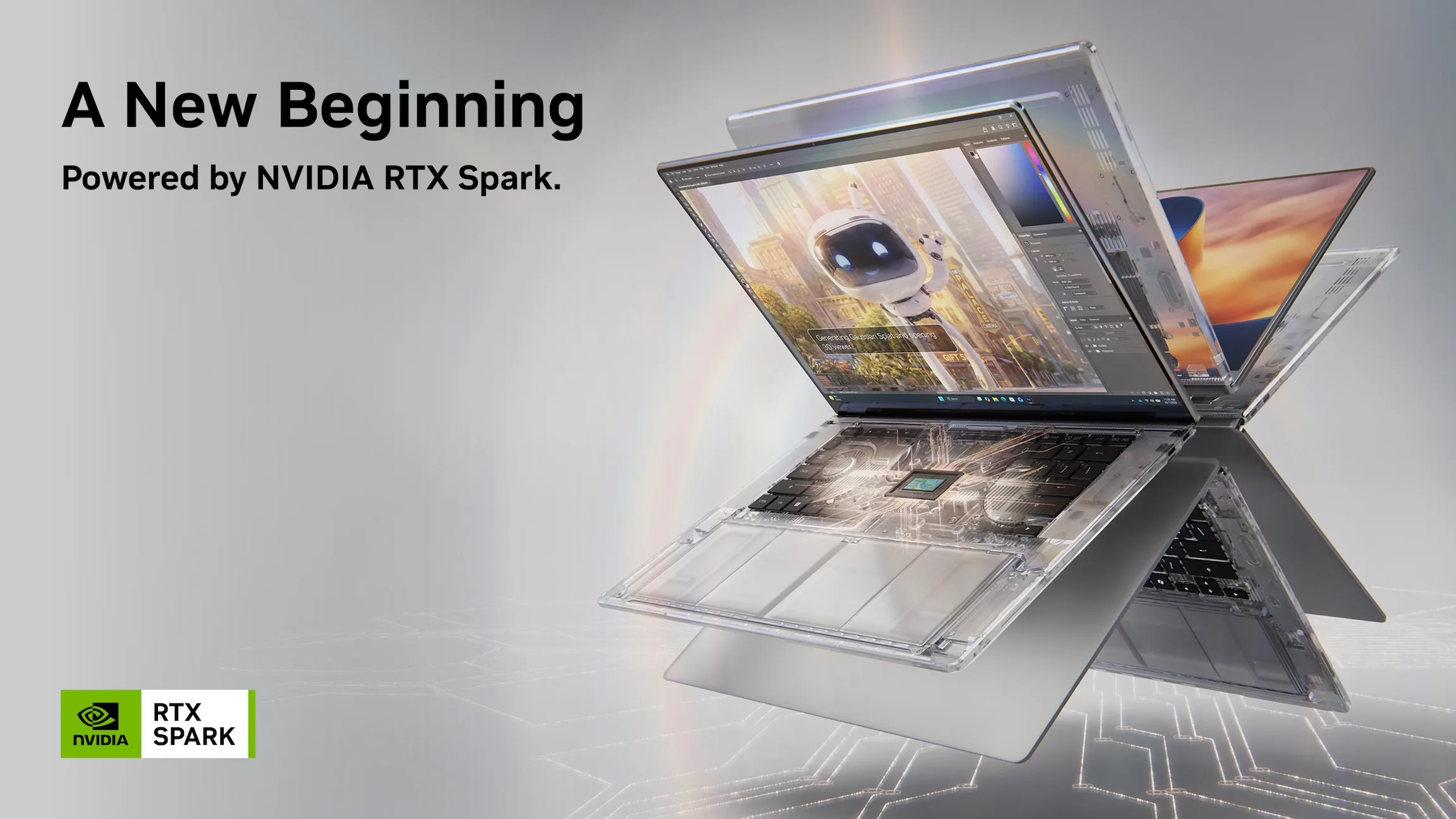 NVIDIA RTX Spark launch offer key visual with the A New Beginning artwork