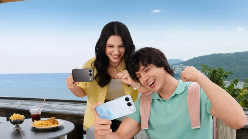 OPPO A7 Pro 5G lifestyle key visual for the Philippines launch
