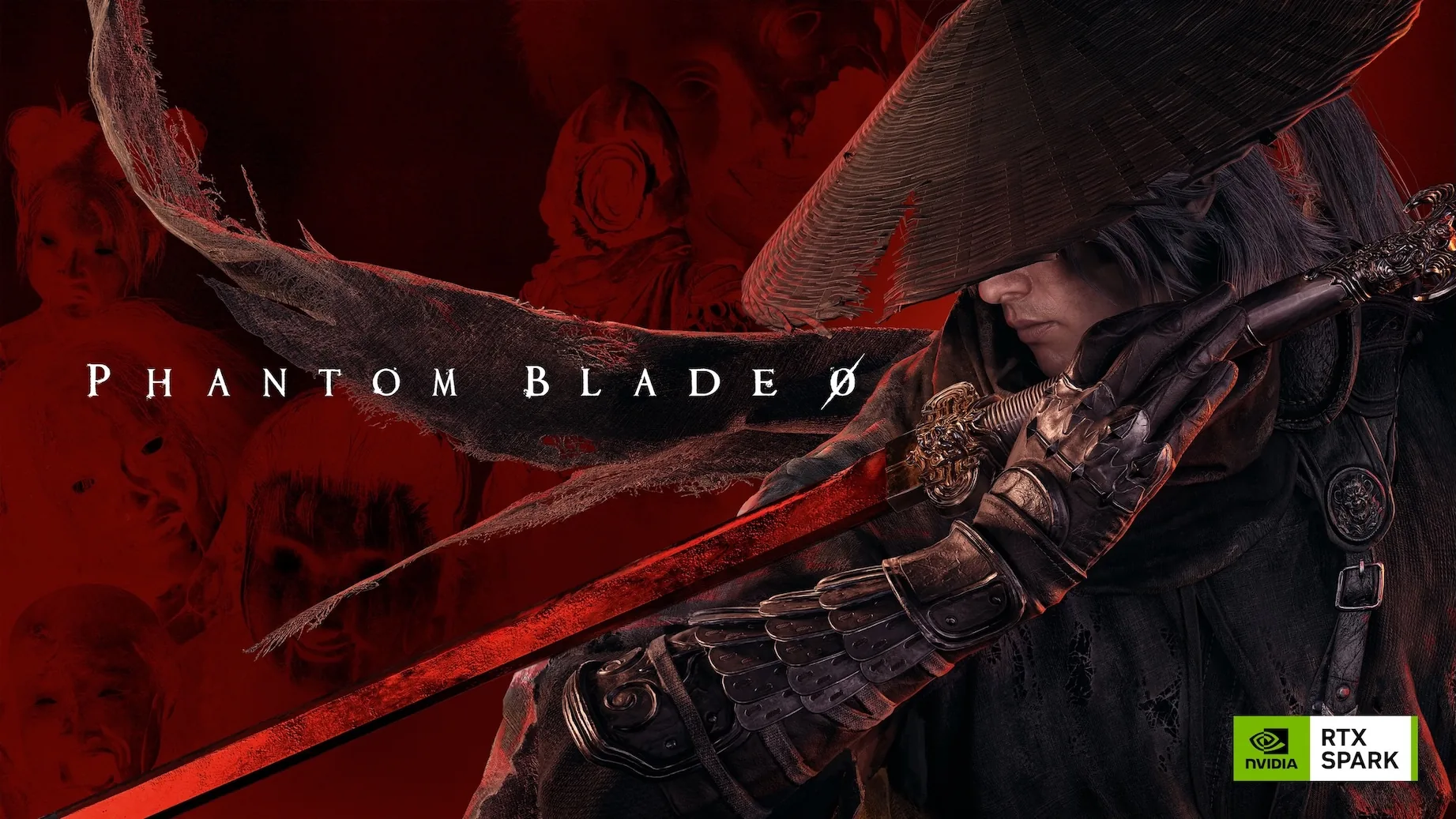Phantom Blade Zero key art carrying NVIDIA and RTX Spark branding ahead of the game October 29 launch