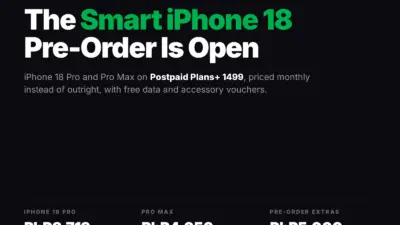 Smart iPhone 18 pre-order on Postpaid Plans+ 1499