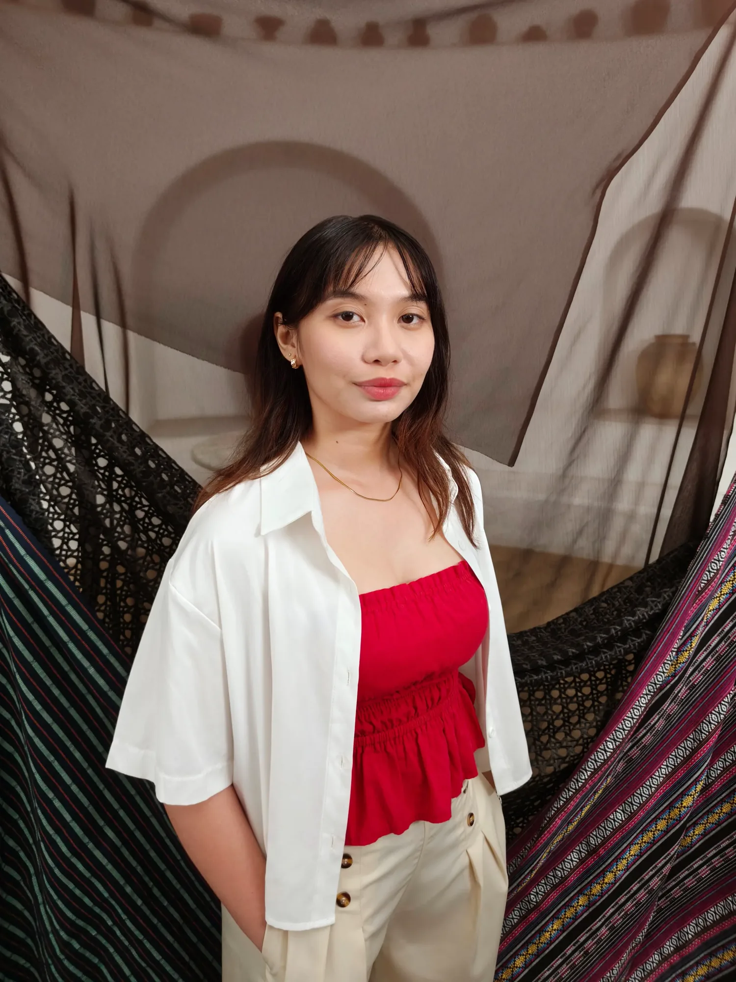 Eunice N. Angeles, a nursing student raised by a solo mother, in the 100 Portraits of Becoming Philippines gallery