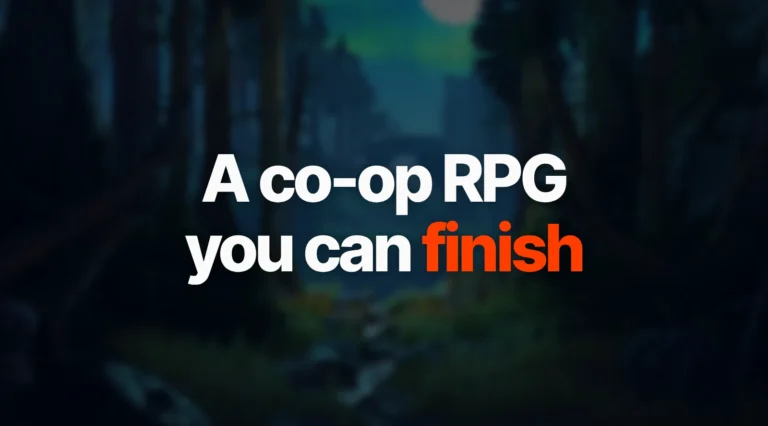 A co-op RPG you can finish