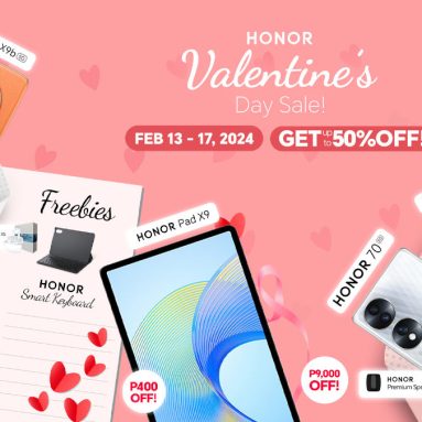 HONOR Announces Valentine’s Day Sale with Up to 50% Off on Selected Gadgets