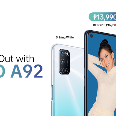 OPPO A92 Gets a PhP2,000 Price Drop!